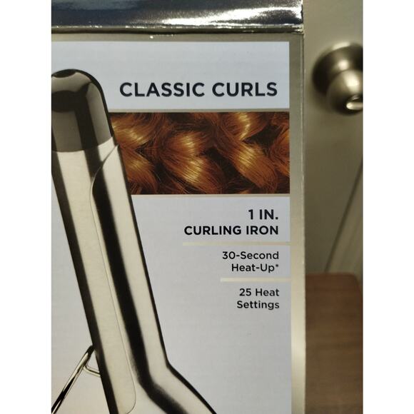 NEW Conair Instant Heat 1 Inch Curling Iron 30 Second Heat 25 Settings CD87GNR - Picture 5 of 7